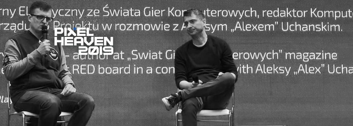 Michał Nowakowski na scenie.