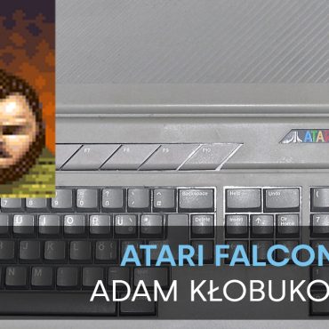 Obudowa Atari Falcon 030 i awatar Adama.
