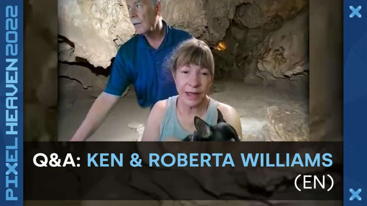 Ken i Roberta na tle jaskini.